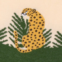 Calcetín de Lujo Leopard Verde